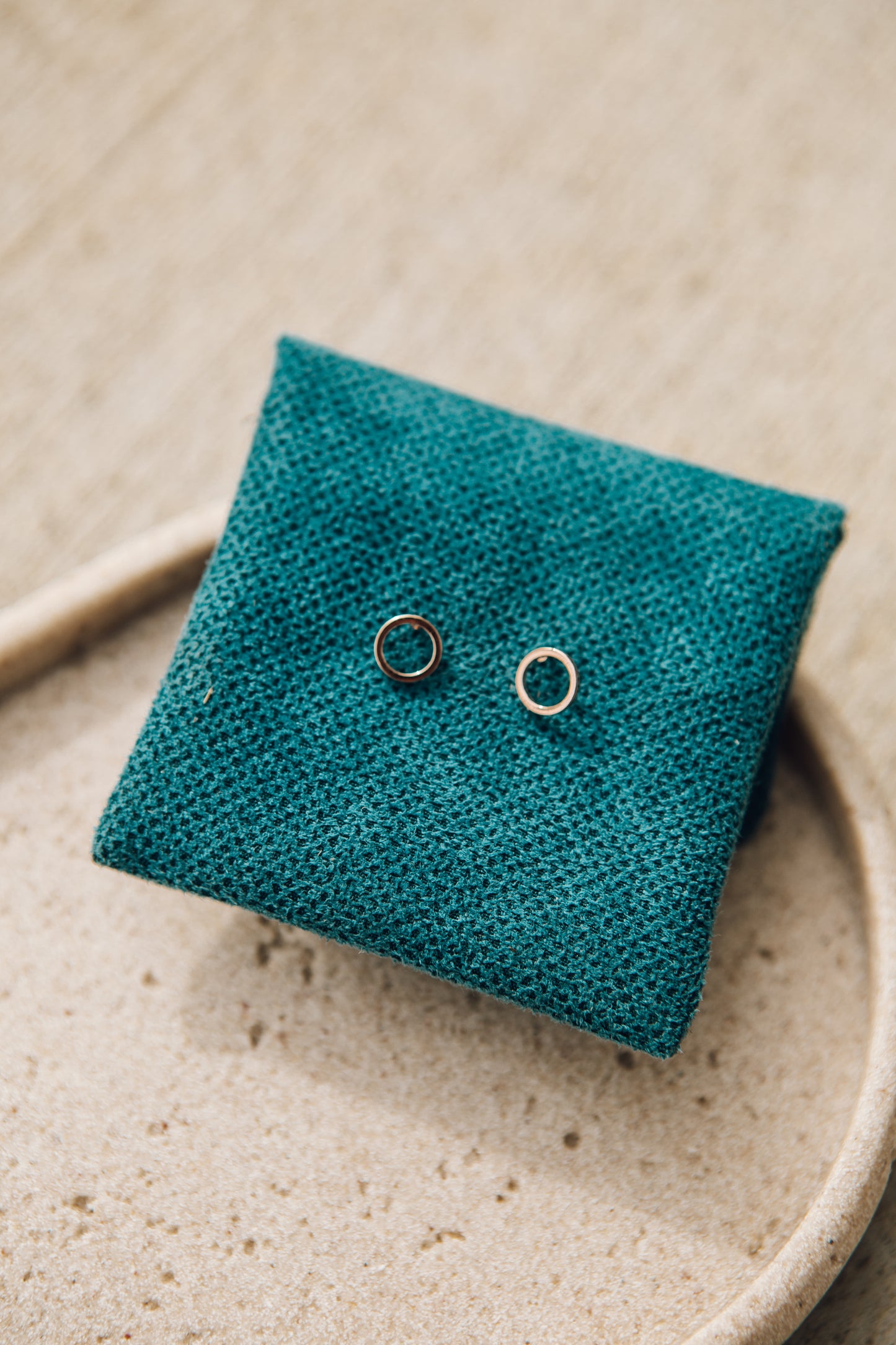 Rose Gold Minimalist Earrings