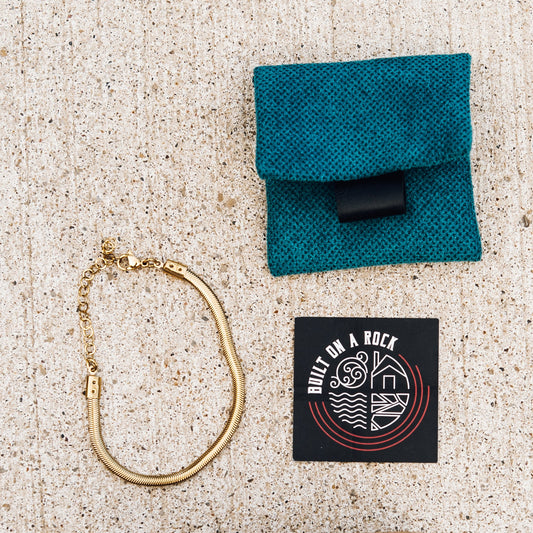 Golden Snake Chain Bracelet